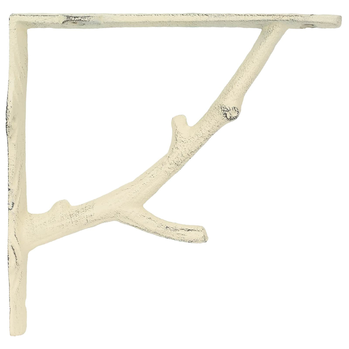 Wall Shelf Brackets Steel 12 Antique white