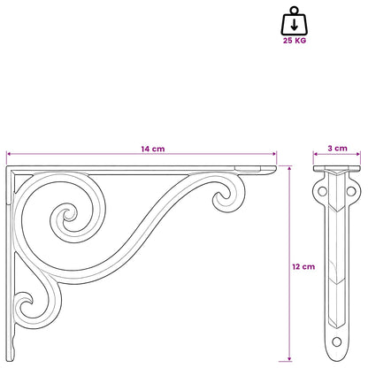 Wall Shelf Brackets Steel
