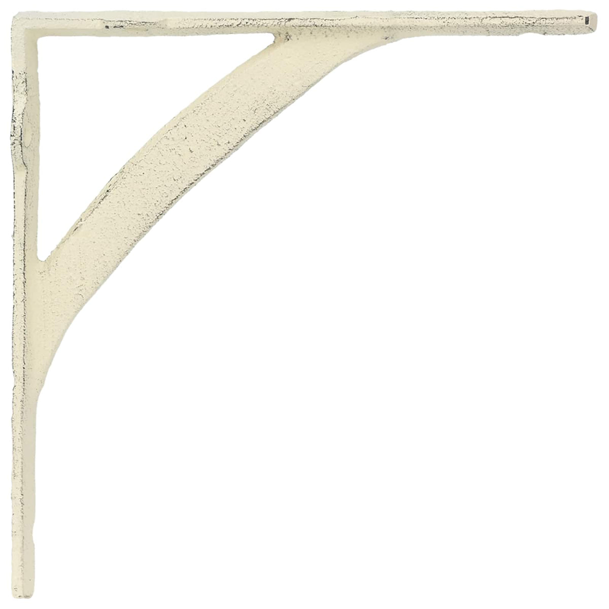 vidaXL Wall Shelf Brackets 12 pcs Antique White 14.5 x 14.5 x 3.5 cm 2