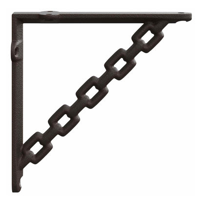Wall Shelf Brackets 12 pcs Antique Brown