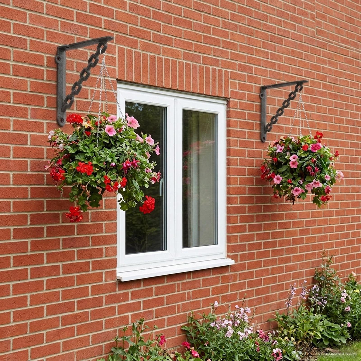 Wall Shelf Brackets 12 pcs Black