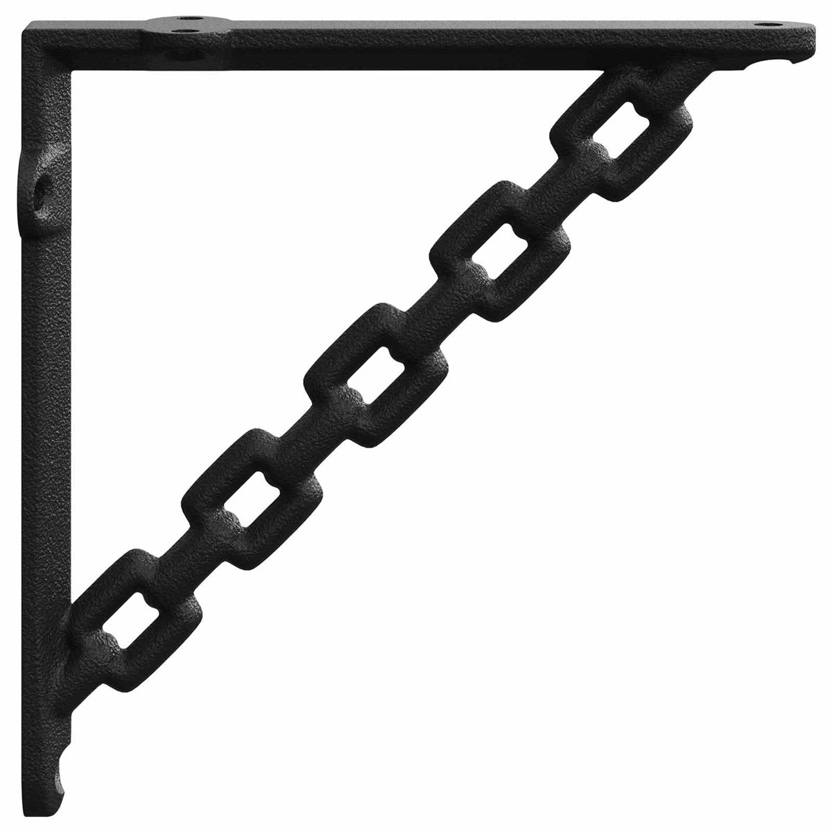 Wall Shelf Brackets 12 pcs Black
