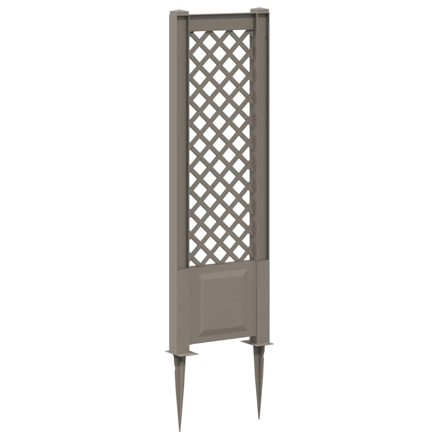 vidaXL Trellis with Spike PP Grey 2