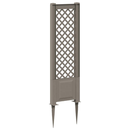 vidaXL Trellis with Spike PP Grey 2