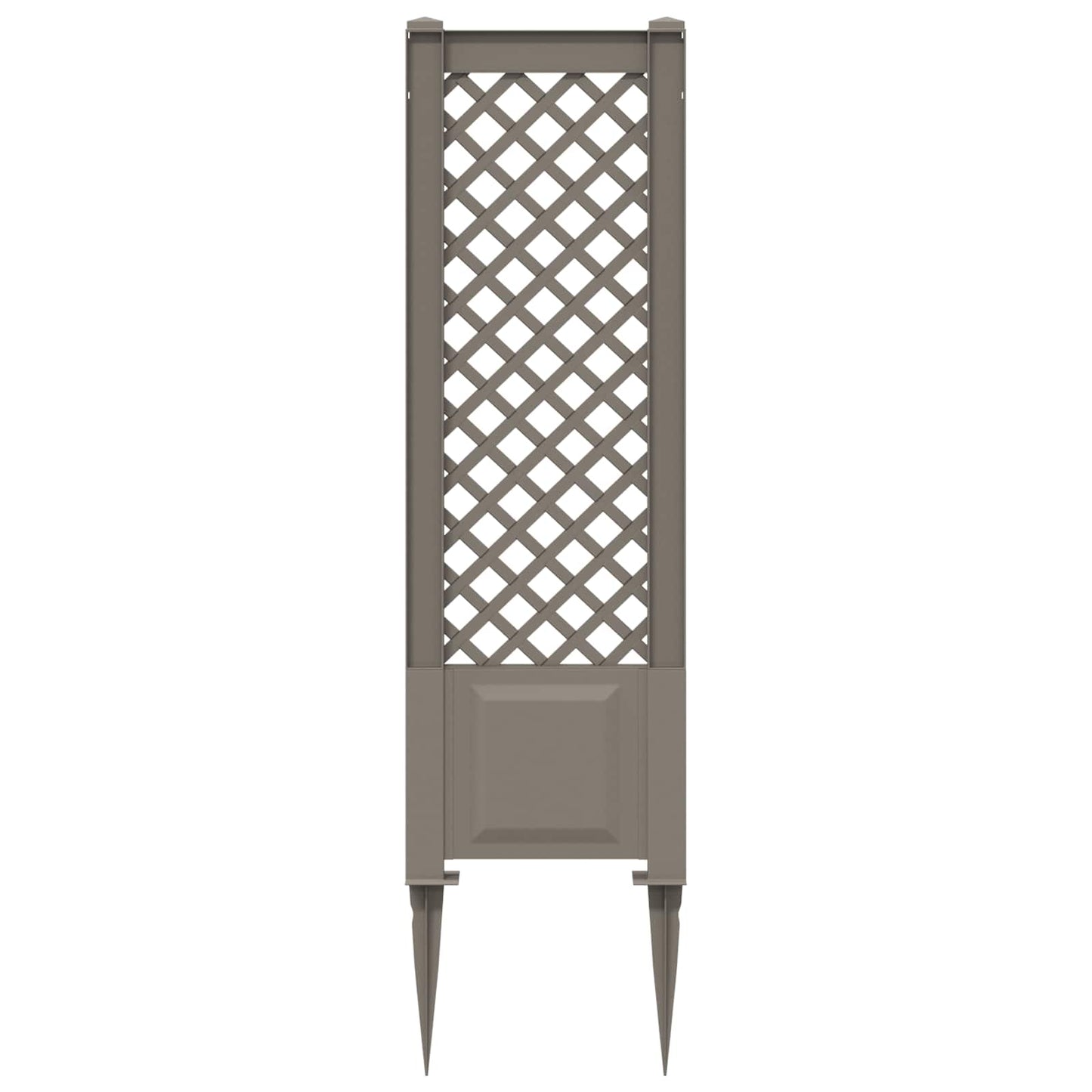 vidaXL Trellis with Spike PP Grey 4