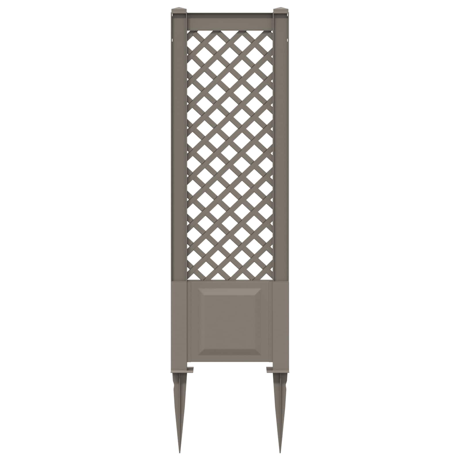 vidaXL Trellis with Spike PP Grey 4