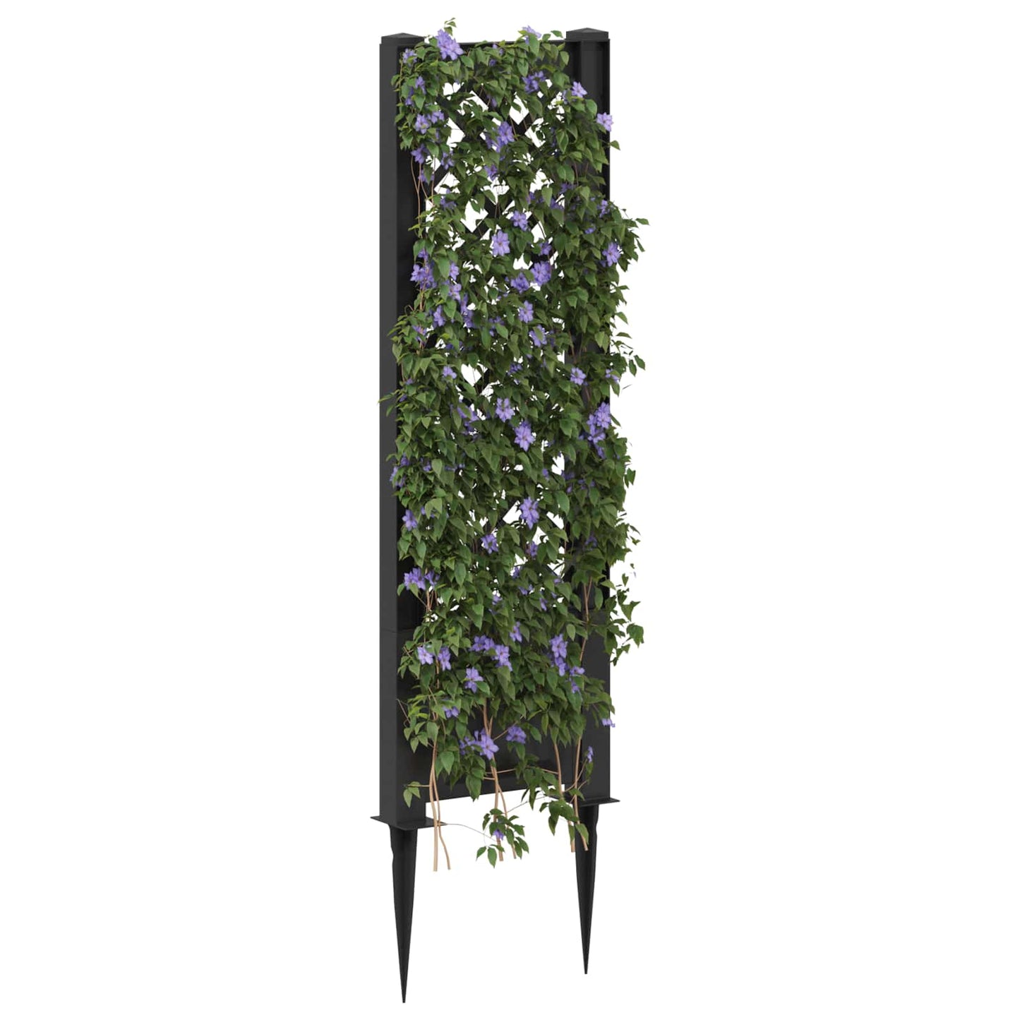 vidaXL Trellis with Spike PP Anthracite 3