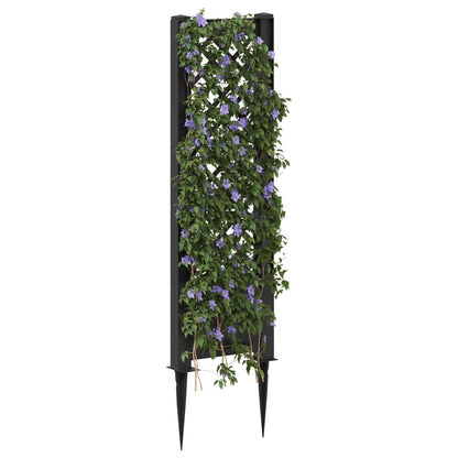vidaXL Trellis with Spike PP Anthracite 3