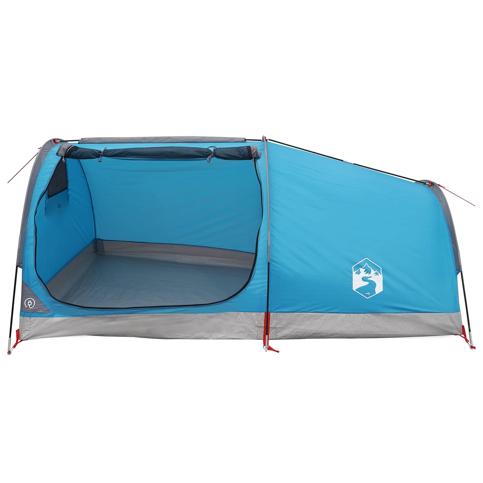 vidaXL Hiking Tent Water-Resistant 2-Person Blue 4