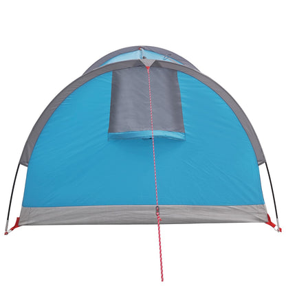 vidaXL Hiking Tent Water-Resistant 2-Person Blue 6