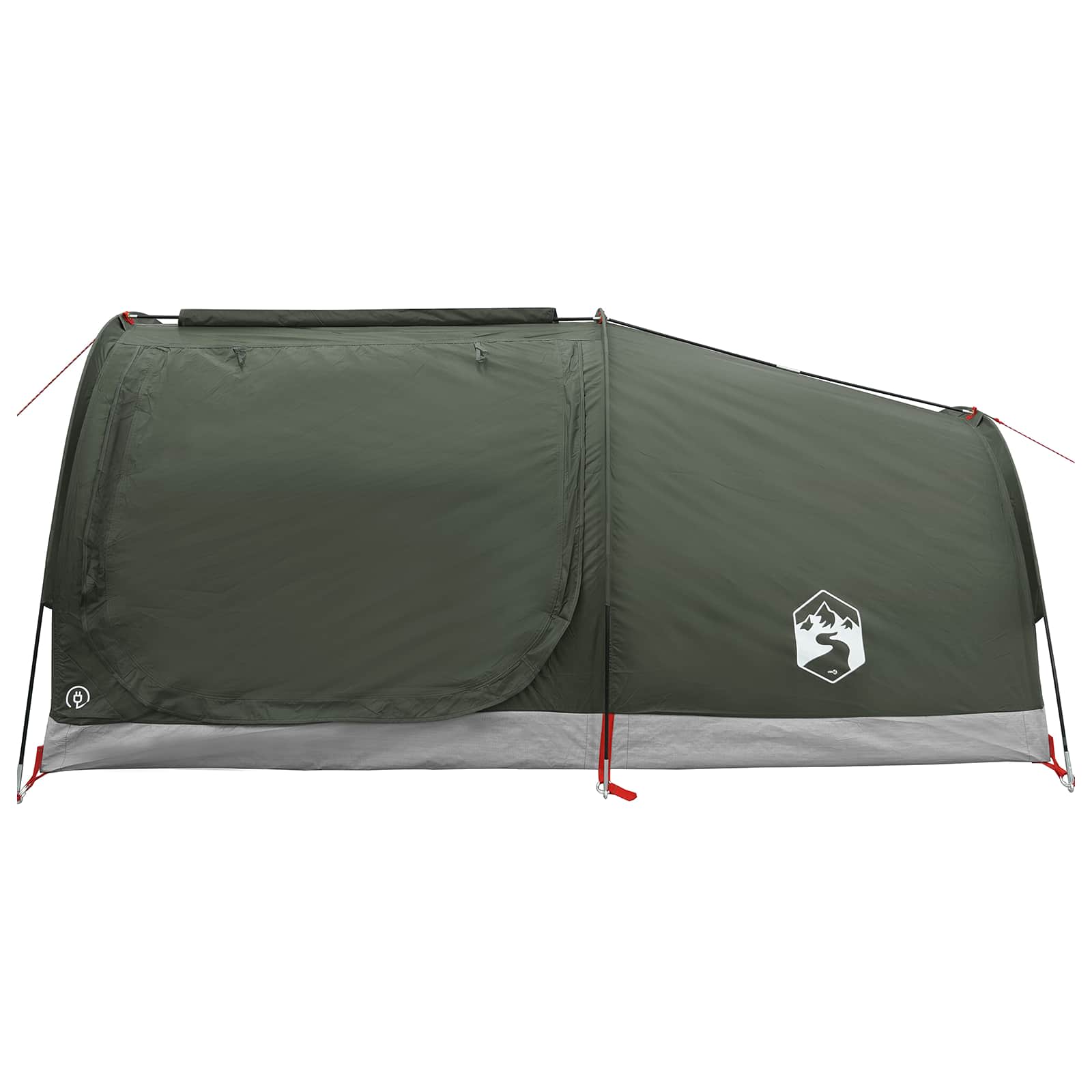 vidaXL Hiking Tent Water-Resistant 2-Person Army Green 5