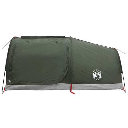 vidaXL Hiking Tent Water-Resistant 2-Person Army Green 5