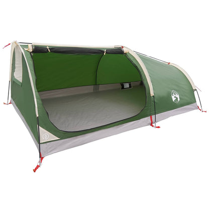 vidaXL Hiking Tent Water-Resistant 1-Person 1-Person Green 2