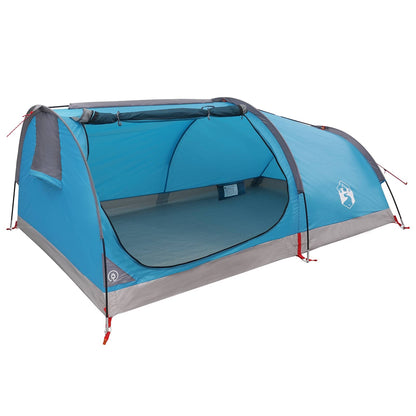 vidaXL Hiking Tent Water-Resistant 1-Person Blue 2