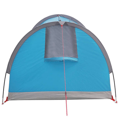 vidaXL Hiking Tent Water-Resistant 1-Person Blue 6