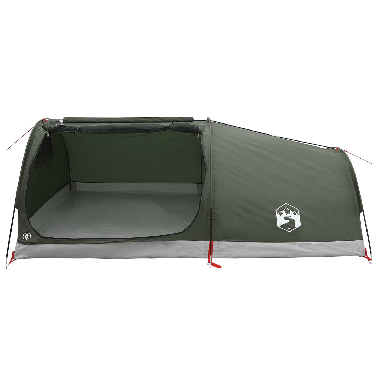 vidaXL Hiking Tent Water-Resistant 1-Person Army Green 4