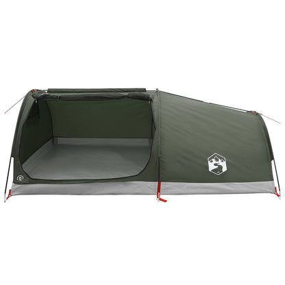 vidaXL Hiking Tent Water-Resistant 1-Person Army Green 4