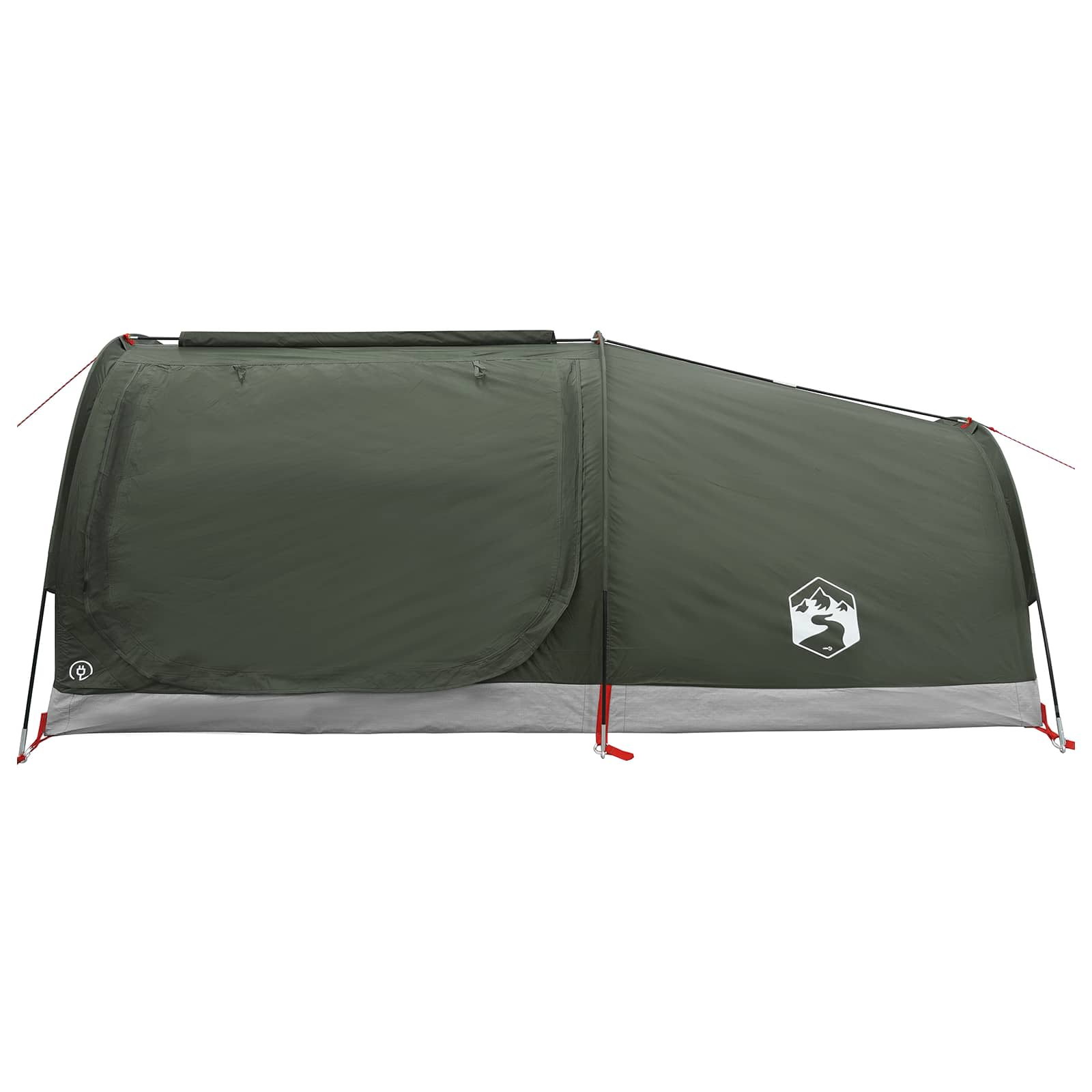 vidaXL Hiking Tent Water-Resistant 1-Person Army Green 5