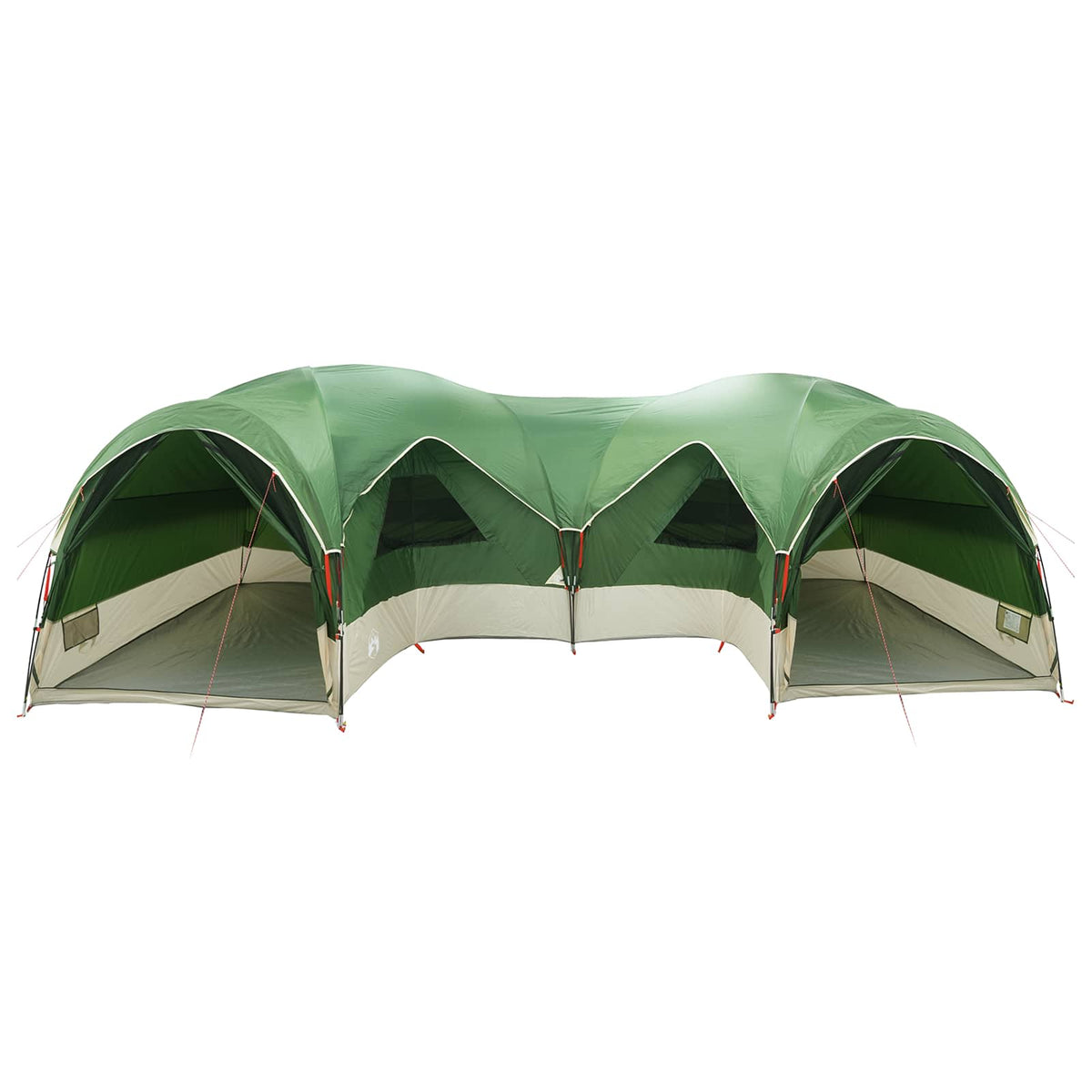 Family Tent with Rainfly Water-resistant 5-Person Green