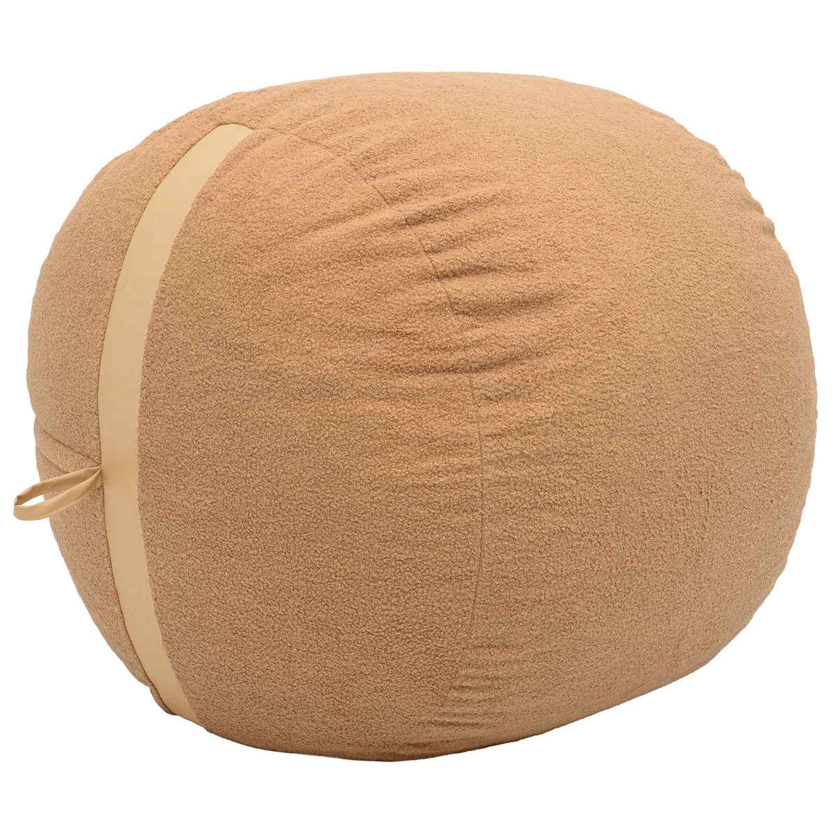 vidaXL Bean Bag Chair Beige 95 x 93 x 71 cm Sherpa 2