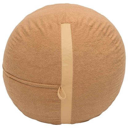 vidaXL Bean Bag Chair Beige 95 x 93 x 71 cm Sherpa 4