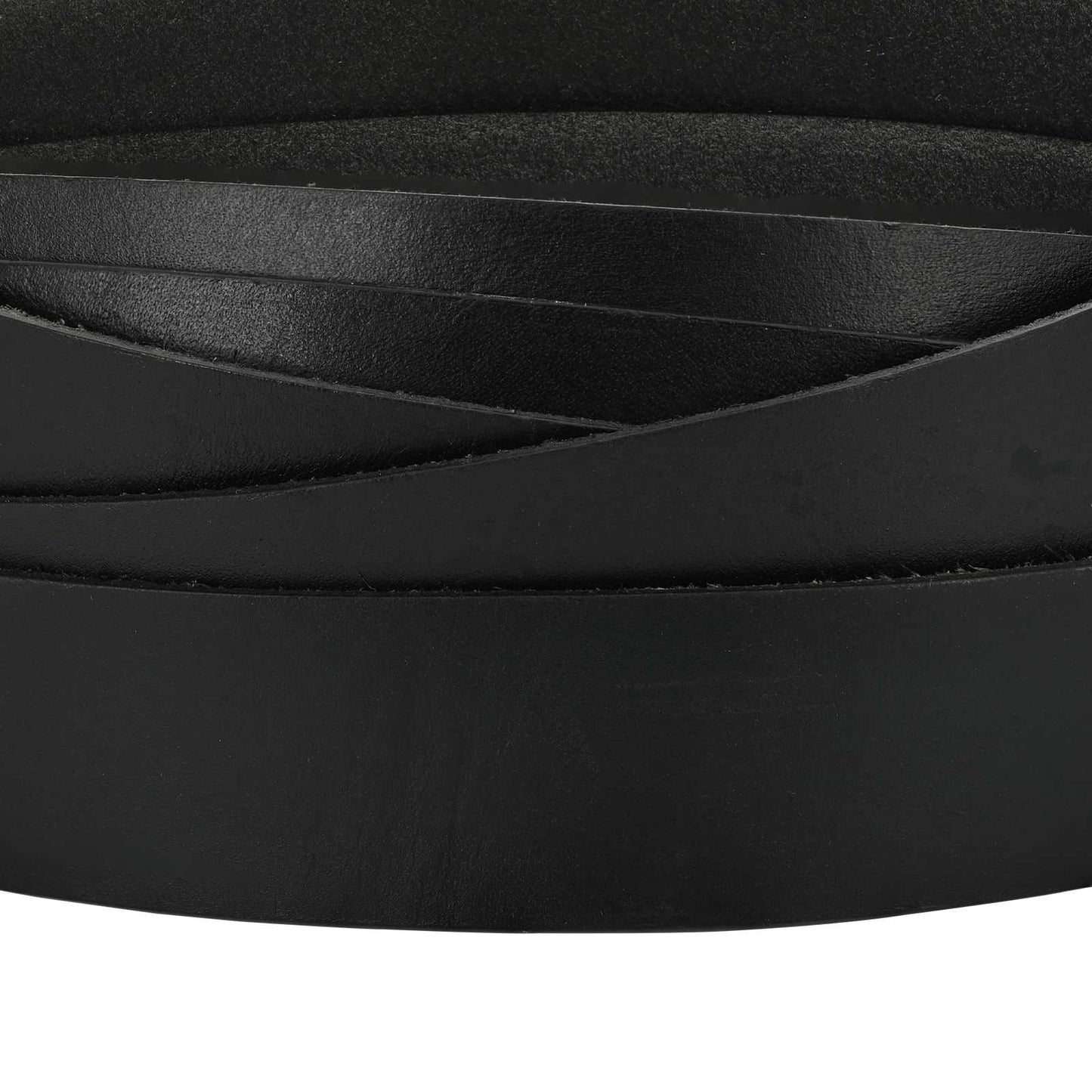 vidaXL Leather Strap 1 Black 1000 x 4 cm Leather 4