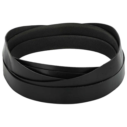 vidaXL Leather Strap 1 Black 1000 x 4 cm Leather 1