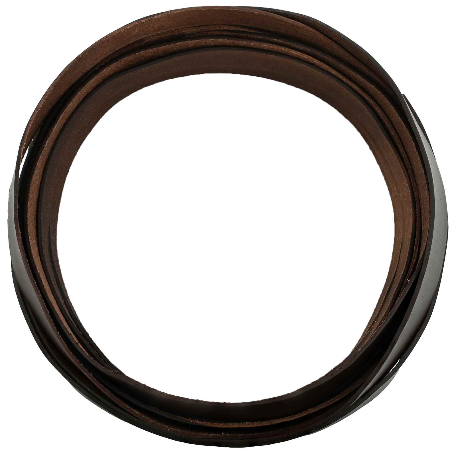 vidaXL Leather Strap 1 Dark Brown 1000 x 3.5 cm Leather 3