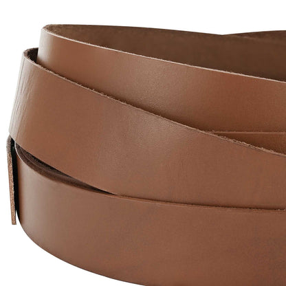 vidaXL Leather Strap 1 Brown 1000 x 3.5 cm Leather 4