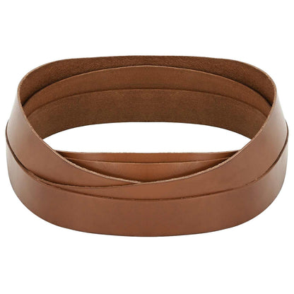 vidaXL Leather Strap 1 Brown 1000 x 3.5 cm Leather 1