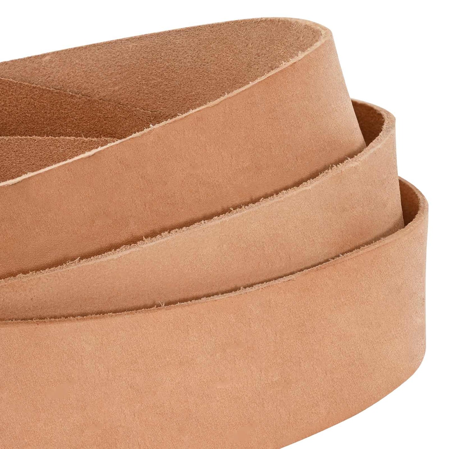 vidaXL Leather Strap 1 Light Brown 1000 x 3.5 cm Leather 4