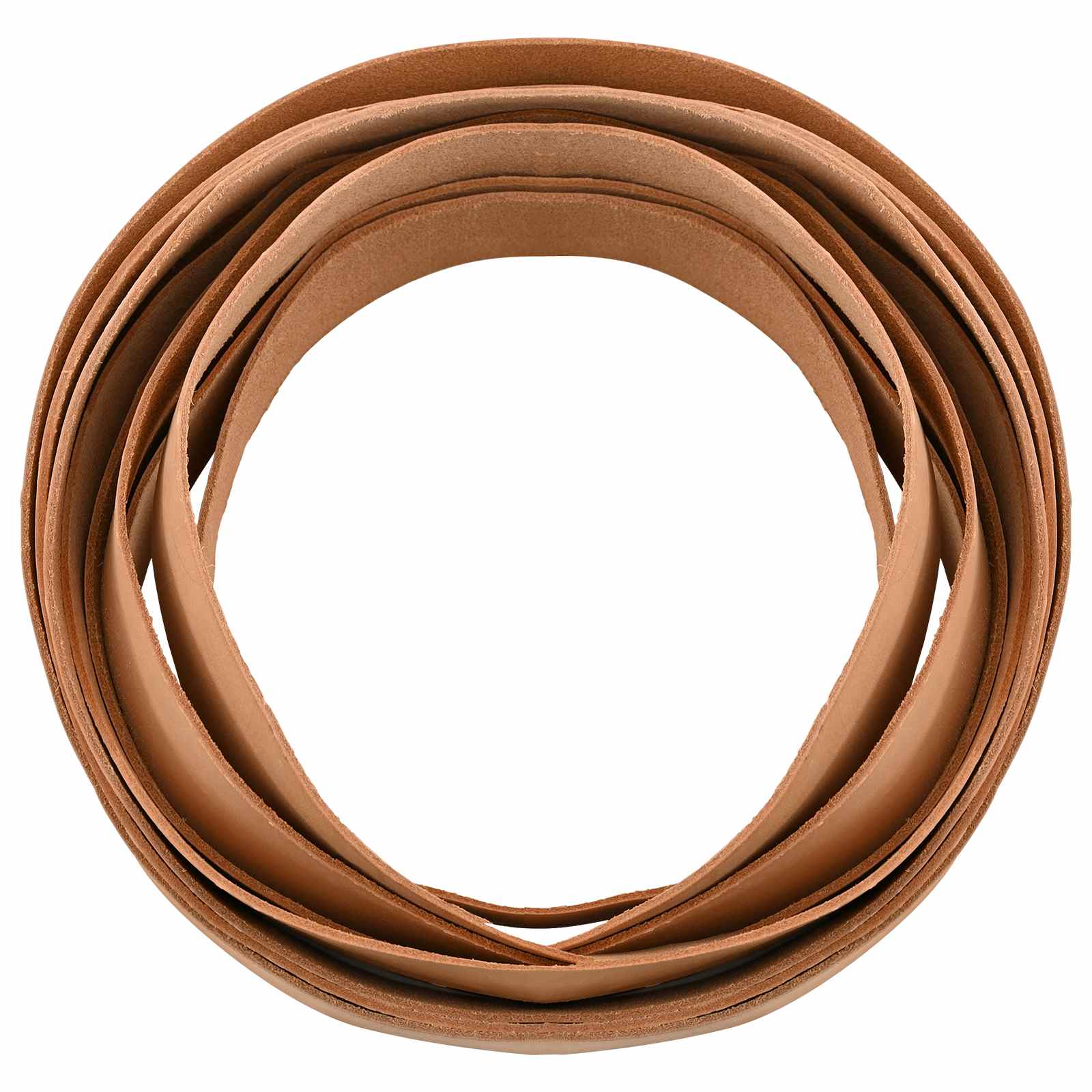 vidaXL Leather Strap 1 Light Brown 1000 x 3.5 cm Leather 3
