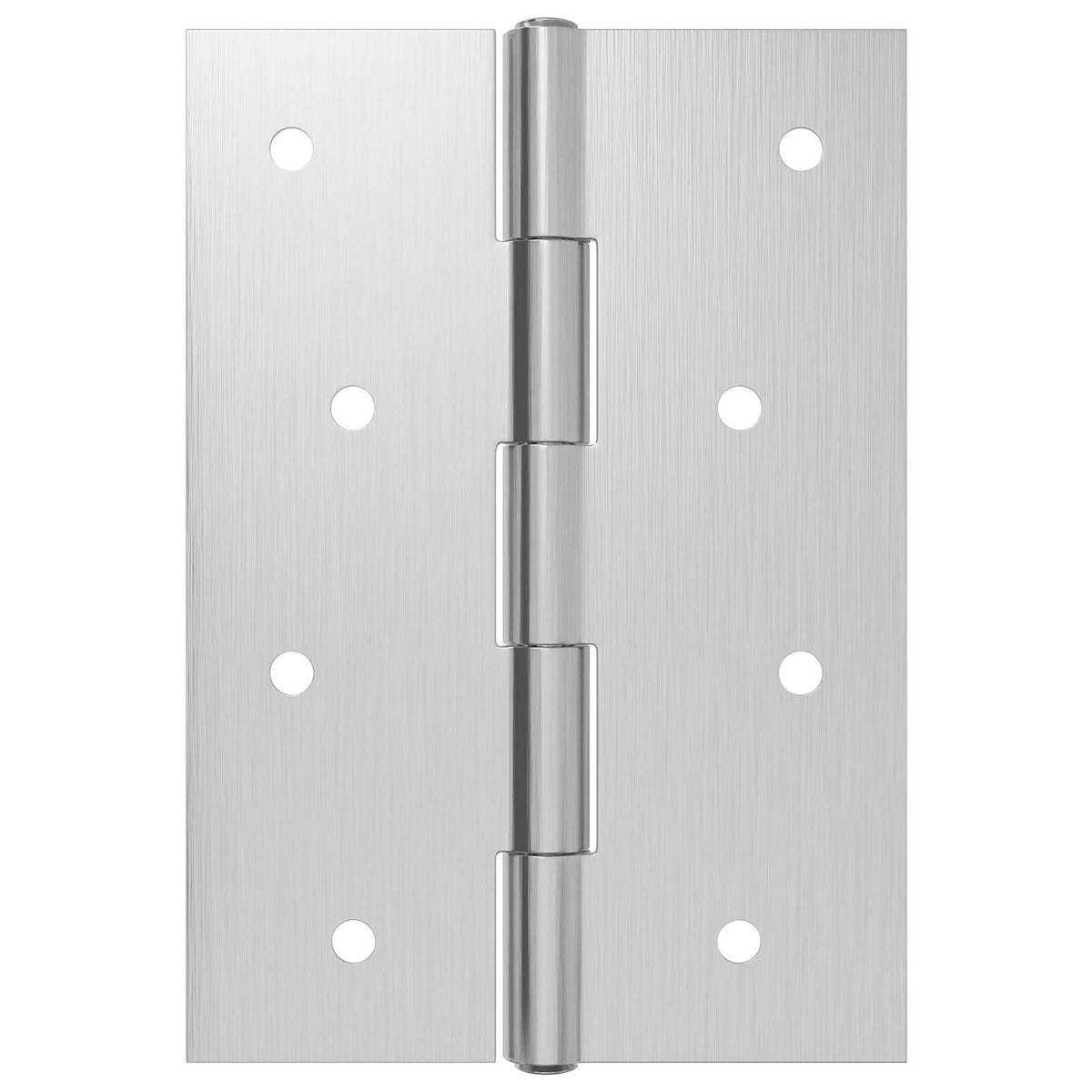 vidaXL Hinge 48 pcs 100 x 70 x 8 mm Silver Steel 5
