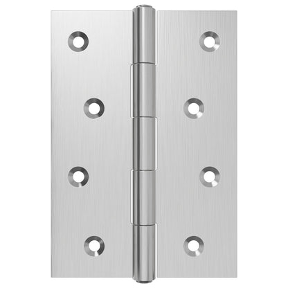vidaXL Hinge 48 pcs 100 x 70 x 8 mm Silver Steel 4