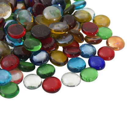vidaXL Glass Nugget 17-19 mm Multicolour Glass 5