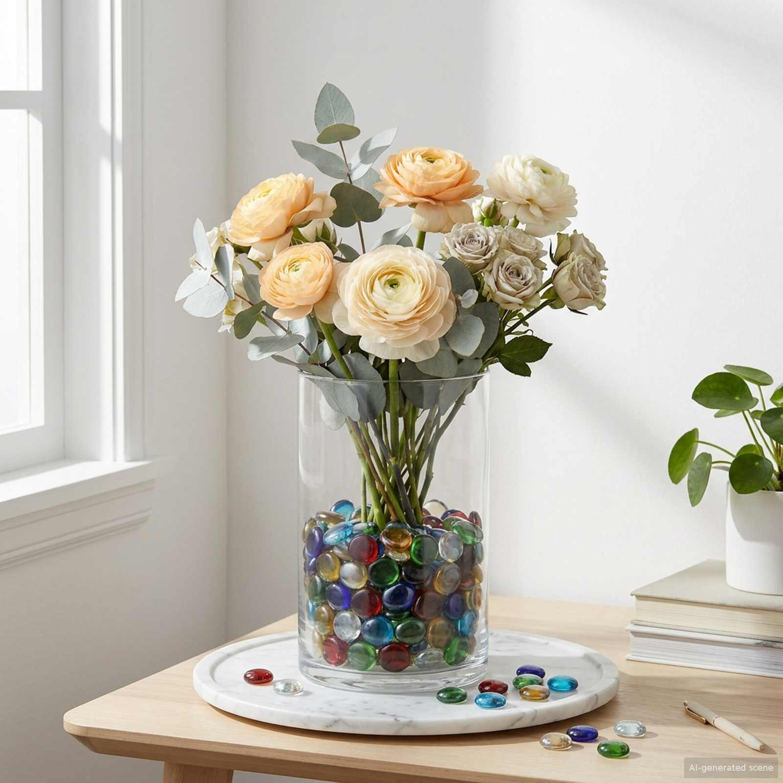 vidaXL Glass Nugget 17-19 mm Multicolour Glass 4