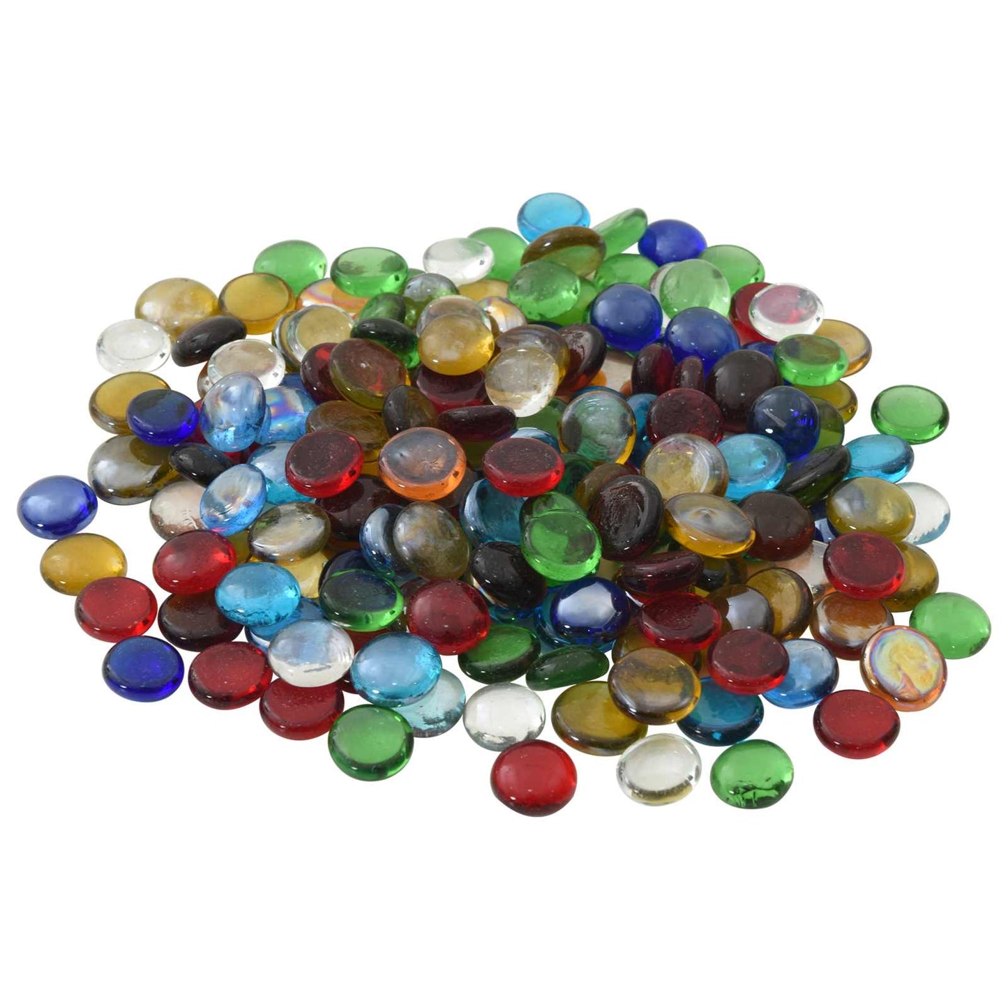 vidaXL Glass Nugget 17-19 mm Multicolour Glass 2