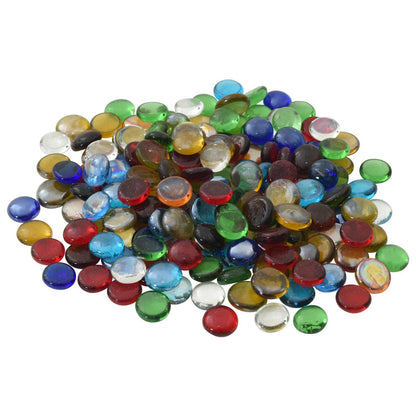 vidaXL Glass Nugget 17-19 mm Multicolour Glass 2