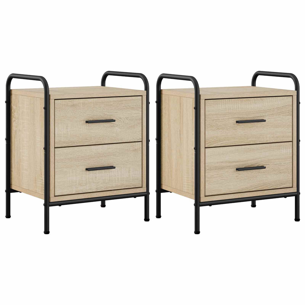 Bedside Cabinet 40 x 30 x 50 cm Engineered Wood Sonoma oak