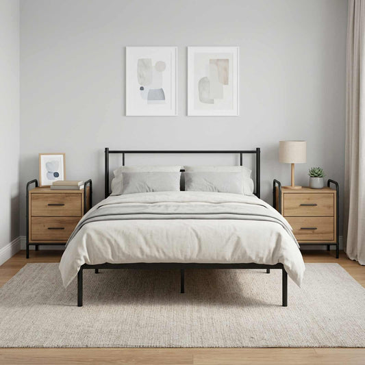 Bedside Cabinet 40 x 30 x 50 cm Engineered Wood Artisan oak