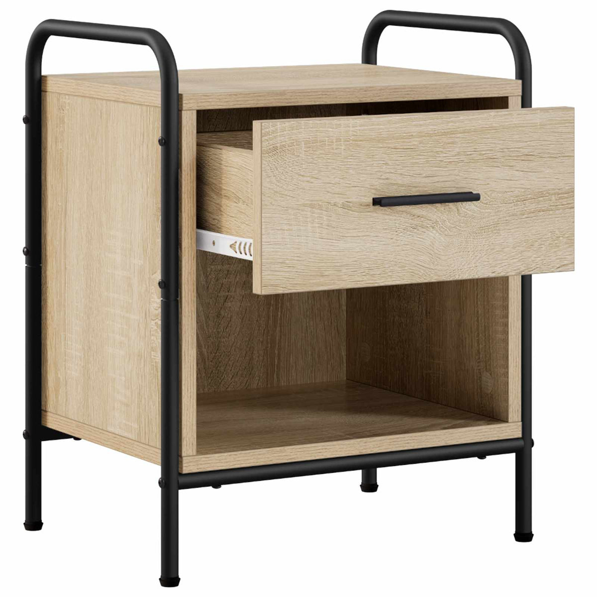 vidaXL Bedside Cabinet 2 pcs Sonoma Oak 40 x 30 x 50 cm 4