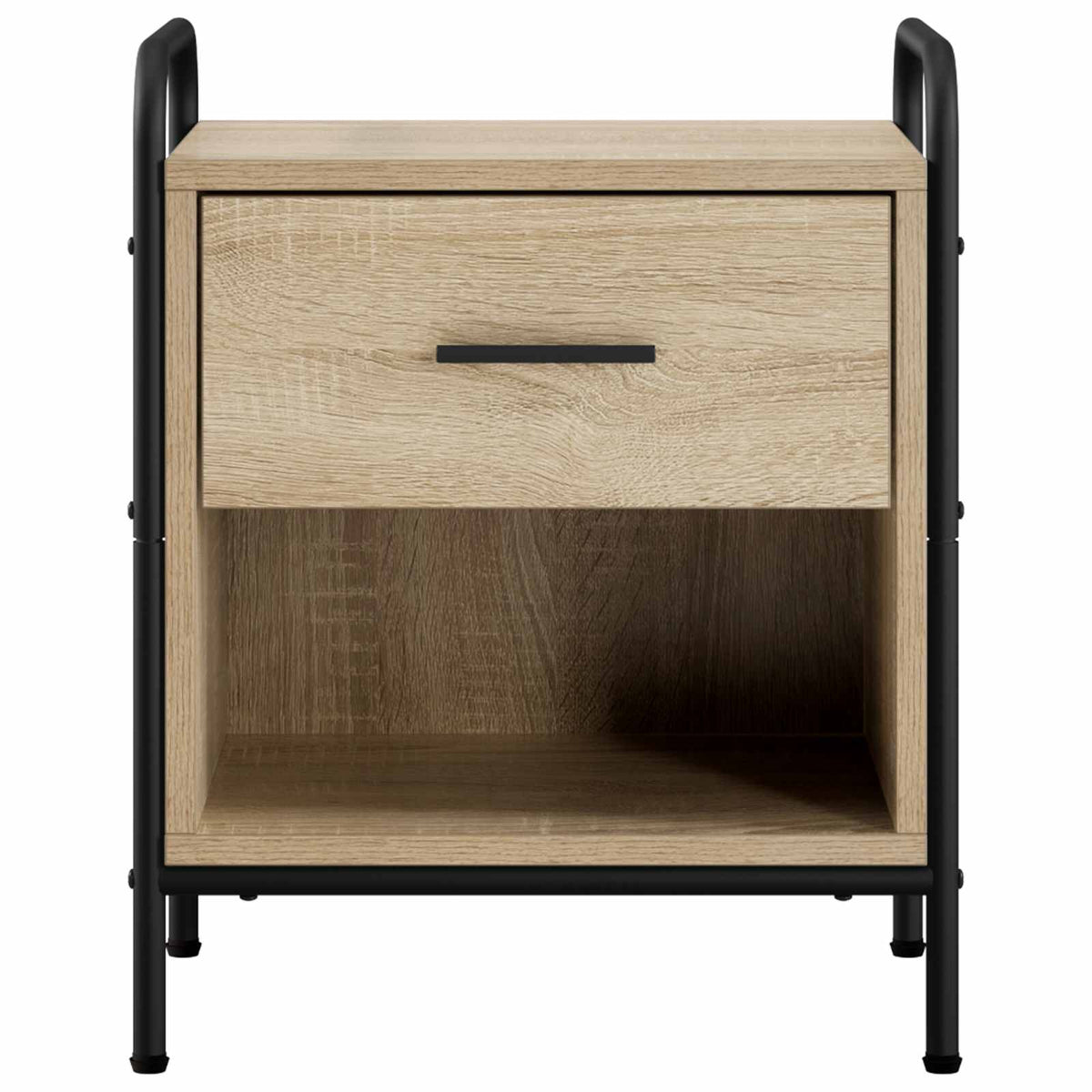 vidaXL Bedside Cabinet 2 pcs Sonoma Oak 40 x 30 x 50 cm 5