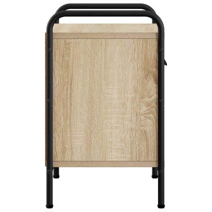 vidaXL Bedside Cabinet 2 pcs Sonoma Oak 40 x 30 x 50 cm 6
