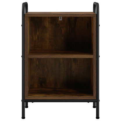 vidaXL Bedside Cabinet 2 pcs Smoked Oak 40 x 30 x 60 cm 4