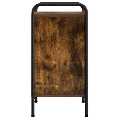 vidaXL Bedside Cabinet 2 pcs Smoked Oak 40 x 30 x 60 cm 5