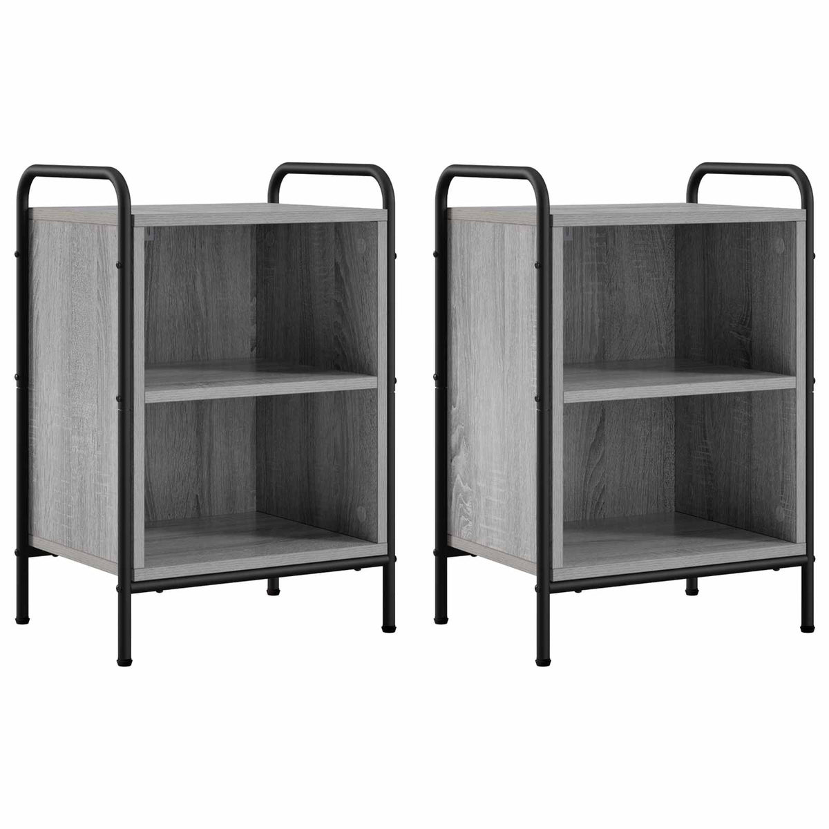 Bedside Cabinet 40 x 30 x 60 cm Engineered Wood Grey sonoma