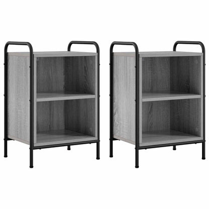 Bedside Cabinet 40 x 30 x 60 cm Engineered Wood Grey sonoma