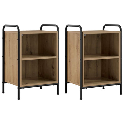 Bedside Cabinet 40 x 30 x 60 cm Engineered Wood Artisan oak