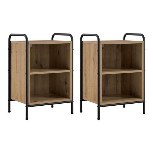 Bedside Cabinet 40 x 30 x 60 cm Engineered Wood Artisan oak