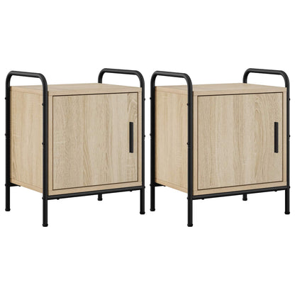 Bedside Cabinet 2 pcs Sonoma Oak